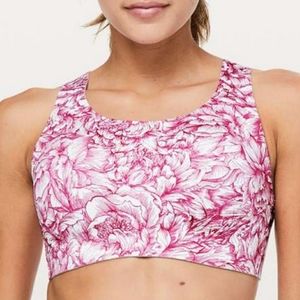 Lululemon Enlite Floral Bloom Sports Bra 34D